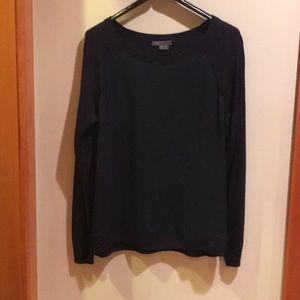 Vince long sleeve silk baseball tee